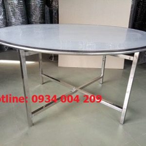 Bàn Tròn Inox BT18 Inox304