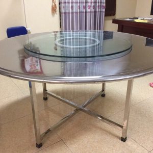 Bàn Tròn Inox BT20 1m4