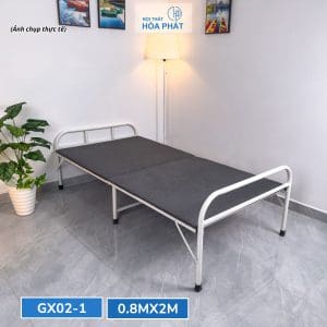 Giường xếp gấp gọn GX02 – Chân tròn