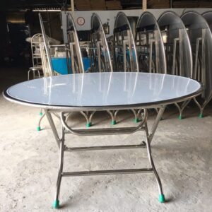 Bàn Tròn Inox BT18 Inox304